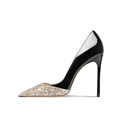 Zapatos Elegantes para Mujer con Punta Fina y Detalles Dorados - Image 11