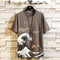 Playera Hombre Manga Corta Suelta y Cómoda