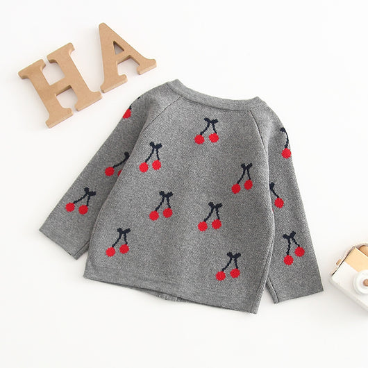 Cardigan Suéter Infantil Cereza Dulce - Image 2