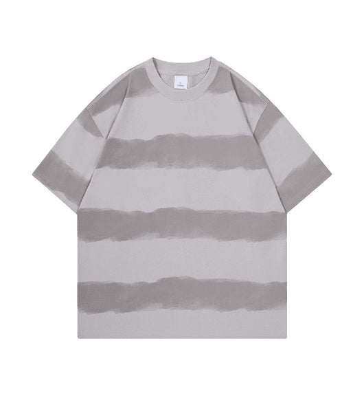 Playera de Algodón para Hombre con Diseño Tie-Dye y Rayas - Image 22