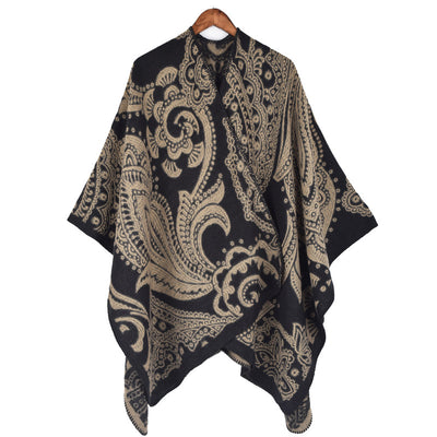 Bufanda Capa de Cachemira para Mujer - Abrigo Versátil Otoño Invierno - Image 13