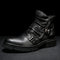 Botas Martin de Cuero Premium con Forro Cálido - Estilo Británico Clásico