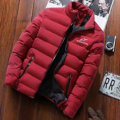 Chaqueta de Invierno Estelar con Cuello Alto para Hombre - Image 6
