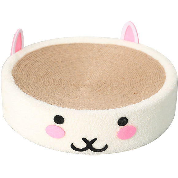 Protector de Sofá Redondo Rascador para Gatos - Resistente y Duradero