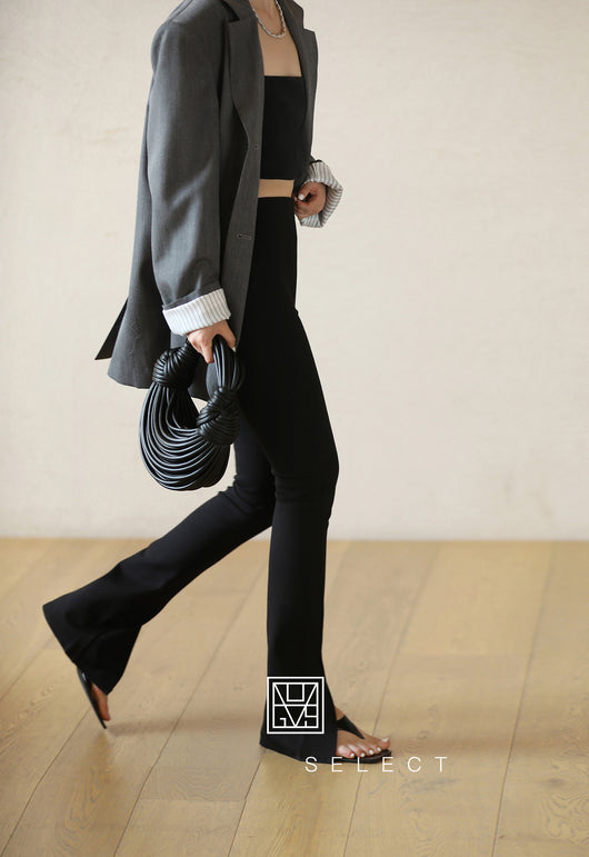 Pantalones Bootcut con Abertura Lateral - Tela Suave y Delicada - Image 27