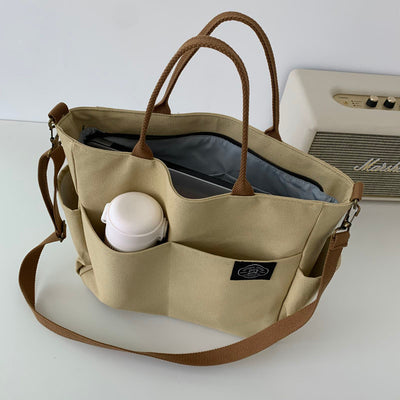 Bolso Mensajero Literario de Gran Capacidad con Bandolera para Hombre y Mujer - Image 3