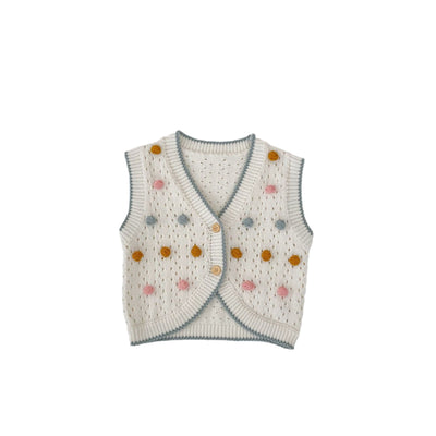Chaleco Cardigan de Algodón para Bebé - Suéter Cómodo y Versátil - Image 5