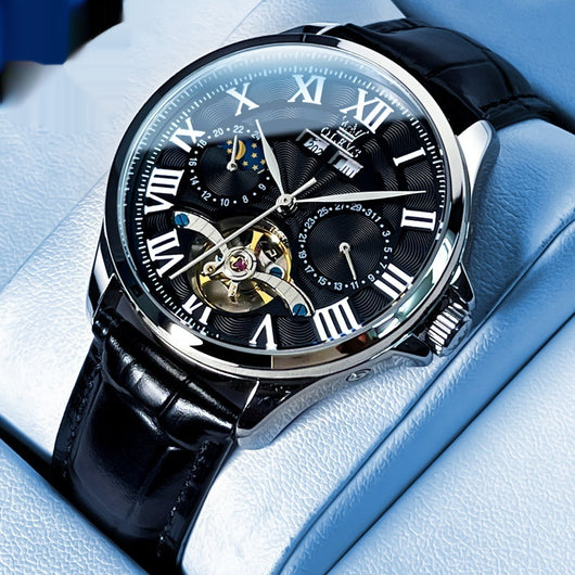 Reloj Automático Calendario Doble Elegancia Empresarial para Hombre - Image 5