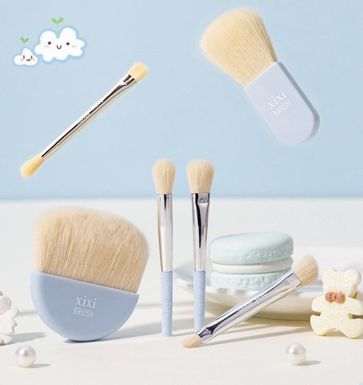 Set de Brochas de Maquillaje Profesional con Cerdas Suaves para Principiantes - Image 8