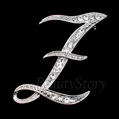 Broche de letra con diamantes - Image 16