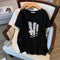 Blusa Básica Escote Redondo Talla Grande con Efecto Reductor de Manga Corta