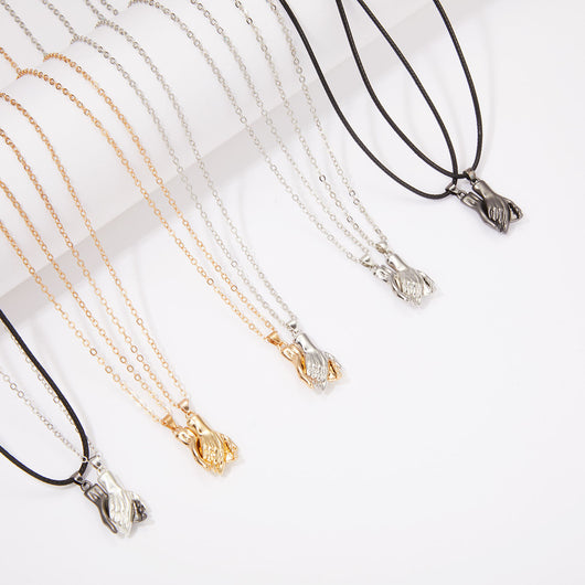 Collar Magnético de Dos Piezas en Aleación - Diseño Minimalista y Elegante