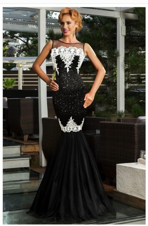 Vestido de Noche Elegante con Lentejuelas y Espalda Descubierta