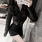 Blazer Corset Sexy de Personalidad Oscura