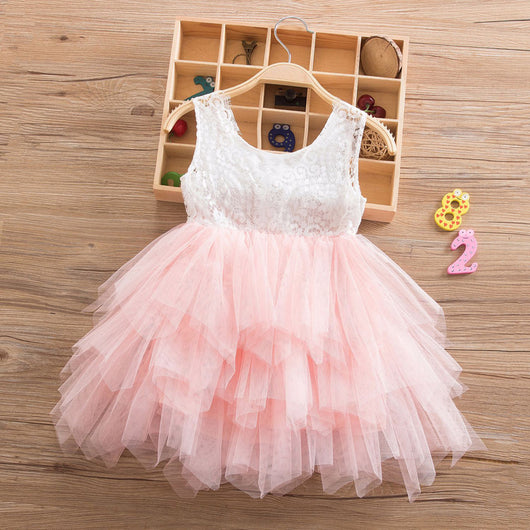 Vestido Princesa de Encaje para Niñas - Image 3