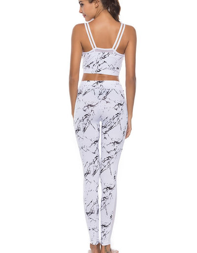 Conjunto Deportivo Yoga Mujer 2 Piezas - Top y Cintura Alta Verano - Image 4