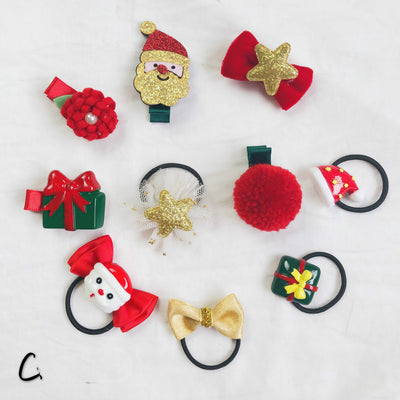 Set de Accesorios para Cabello Infantil - Caja de Regalo Navideña - Image 16