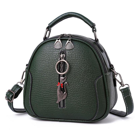 Bolso de Hombro Grande con Bandolera y Diseño Redondo Compacto - Image 8