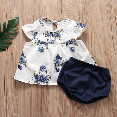 Conjunto Falda Plisada + Shorts Florales - Image 5