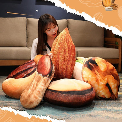 Almohada Decorativa Impresa con Diseño de Frutos Secos - Image 14