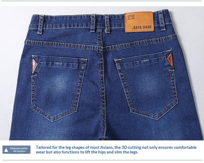 Jeans Ejecutivos de Verano para Hombre - Corte Recto Elástico y Cómodo - Image 23