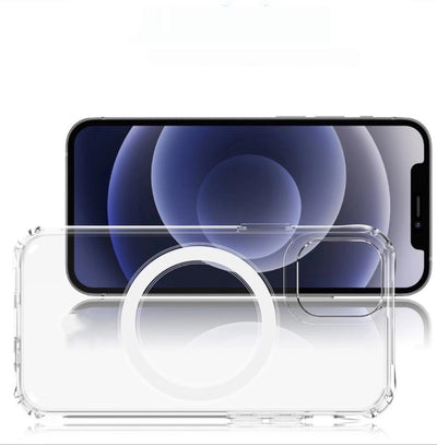 Funda Magnética Transparente Compatible con iPhone 12 - Image 2