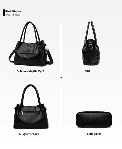 Bolso Tote de Cuero Suave para Mujer - Bolsa Mensajero Profesional - Image 18
