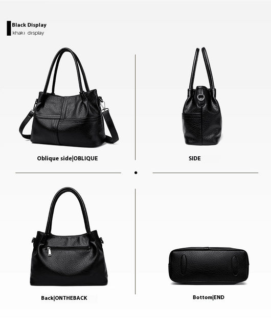 Bolso Tote de Cuero Suave para Mujer - Bolsa Mensajero Profesional - Image 18