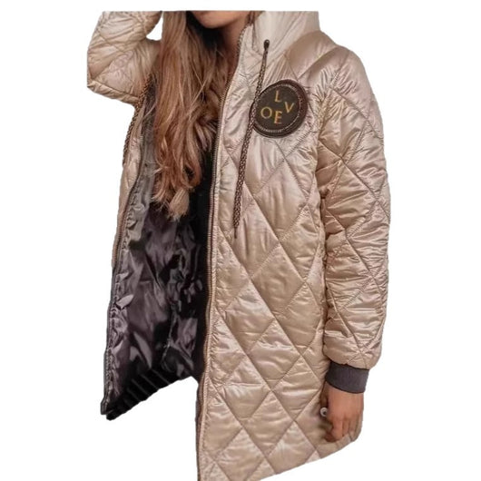 Chaqueta de Algodón Oversize con Cierre de Cremallera - Image 5
