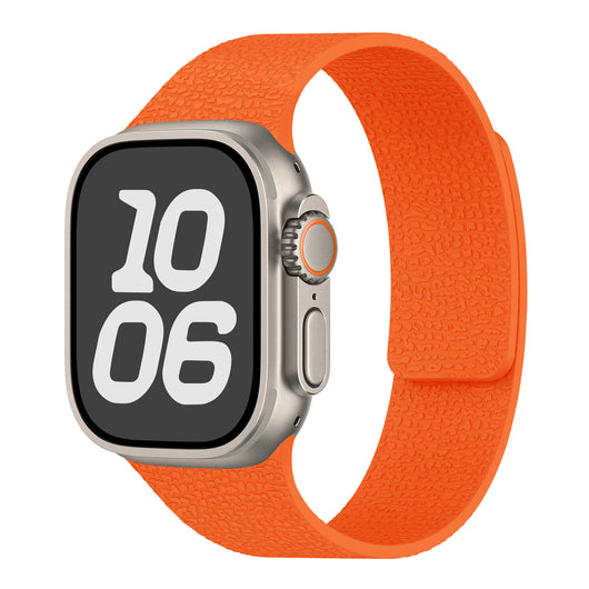 Correa Magnética para iWatch S10 Patrón Litchi Silicona Suave - Image 4