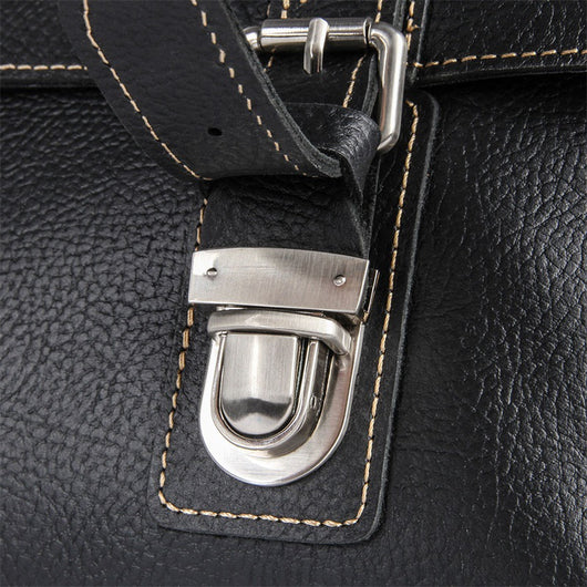 Maletín Ejecutivo de Cuero Retro para Hombre - Image 13