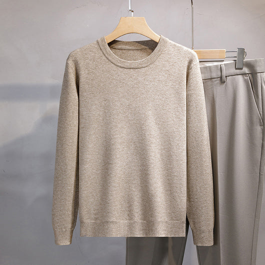 Suéter Holgado Oversized Cuello Redondo para Hombre - Image 18