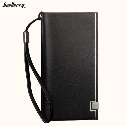 Cartera Multifuncional Baellerry para Hombre - Billetera Larga con Bolso