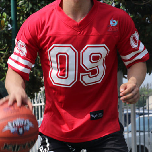 Playera Deportiva Hombre Cuello Redondo Malla Transpirable Impresión Secado Rápido - Image 4
