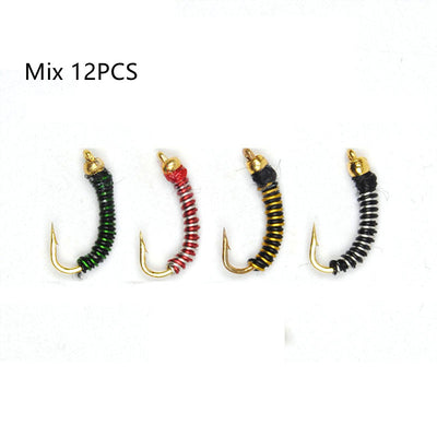 Ninfa Midge con Cabeza de Cobre para Aguas Profundas - Image 12