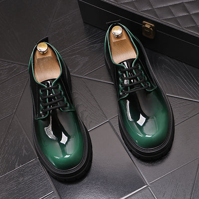 Zapatos de Cuero Casuales para Hombre con Suela Gruesa - Otoño Invierno - Image 7