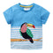 Playera de Algodón con Contraste para Niños y Niñas - Fresca y Cómoda para Verano