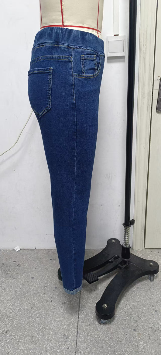 Jeans Tobilleros Elásticos Reductores con Efecto Moldeador - Image 10