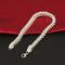 Braided bracelet stainless steel exquisite titanium steel jewelry Plateado LX0386