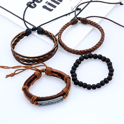 Pulsera de Cuero para Hombre Believe Suit - Image 3