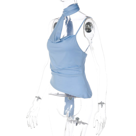 Blusa Camisola Asimétrica de Tirante Único - Diseño Fluido y Elegante - Image 15