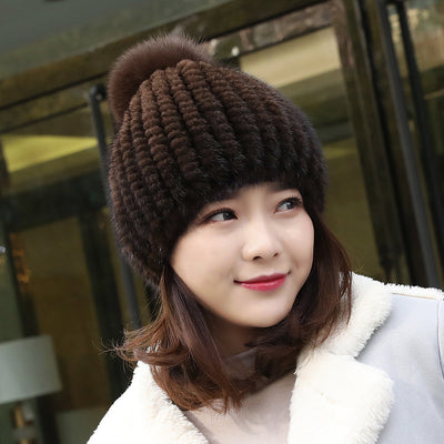 Gorro de Piel de Visón Coreano Premium - Calidez y Lujo - Image 20