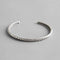 Pulsera Ajustable de Plata 925 con Patrón Tejido