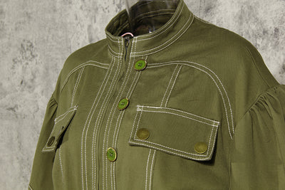 Traje Slim de Cintura Alta con Moño Trendy - Image 10
