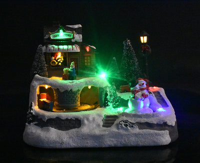 Casa Navideña Luminosa con Música y Luces LED - Image 2