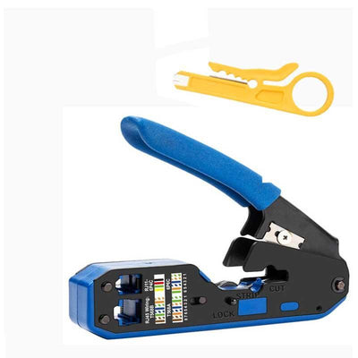 Herramienta Profesional 3 en 1 para Crimping y Pelado de Cables RJ45 - Image 5
