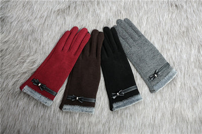 Guantes para Mujer con Lazo Táctiles y Cálidos - Image 15
