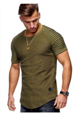 Camiseta Slim Fit Cuello Redondo Hombre - Colores Sólidos - Image 3