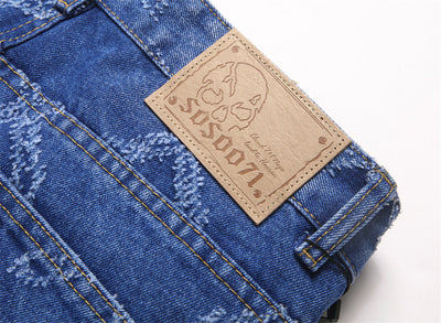 Pantalones Skinny Denim con Bordado de Perlas - Estilo Urbano Trendy - Image 16