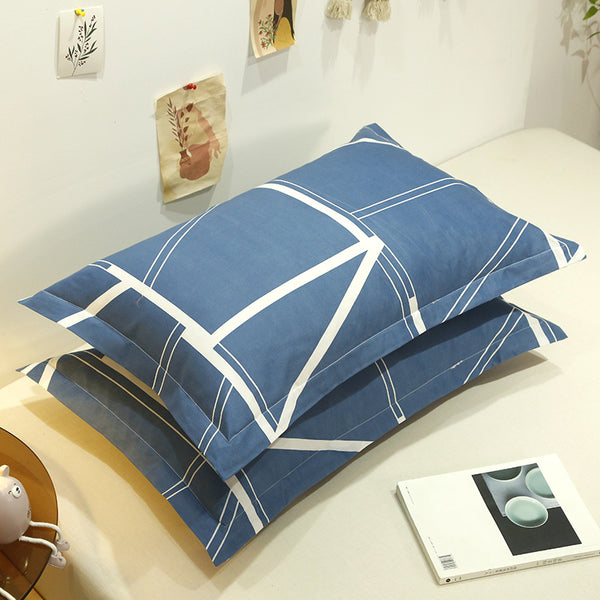 Funda de Almohada Grande de Algodón con Aloe